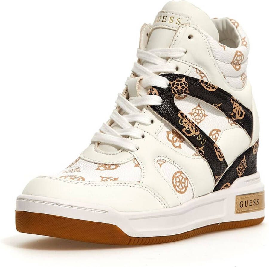 GUESS Lisa Sneakers Hoog wit