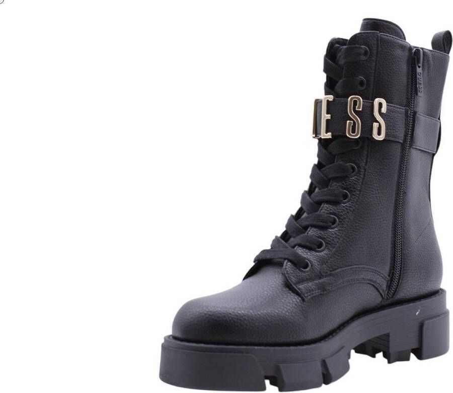 GUESS Madox Veterschoenen Hoog zwart