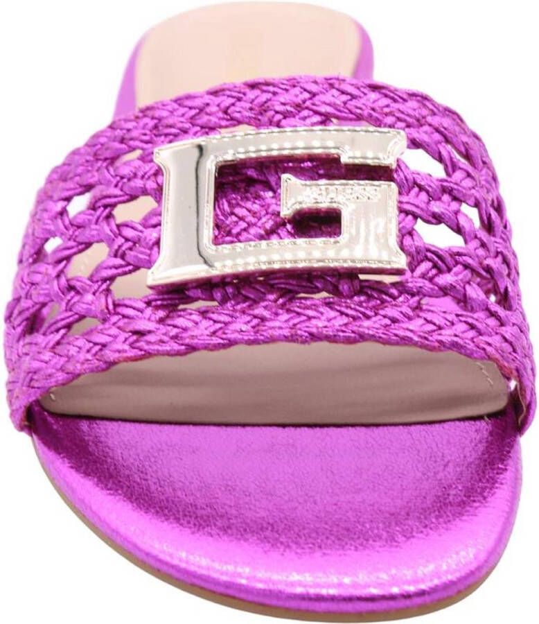 Guess Glamour Hoge Hak Sandalen Roze Dames - Foto 11