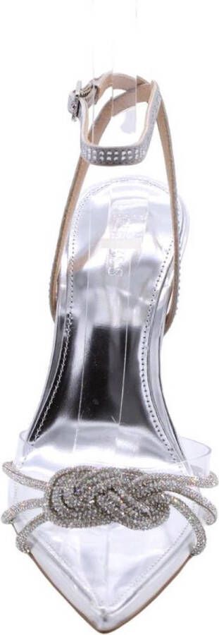 GUESS Peep Toe Peep Heel Silver