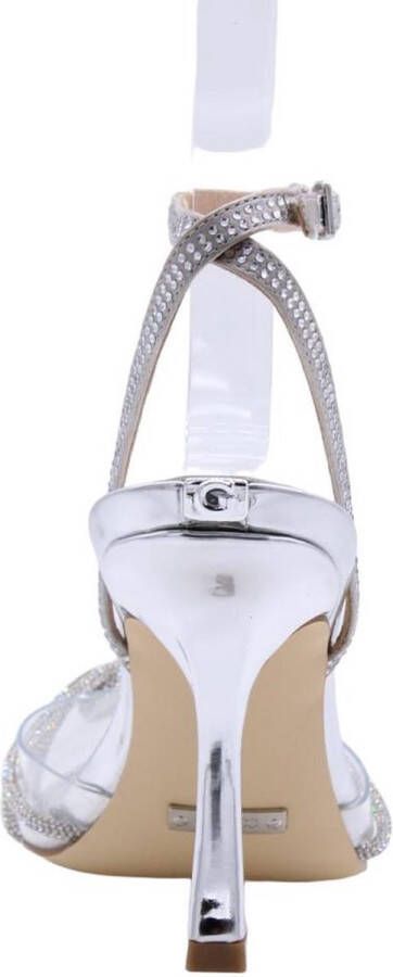 GUESS Peep Toe Peep Heel Silver