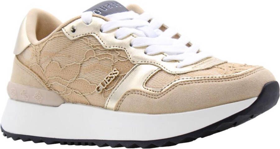 Guess Stijlvolle Kyra Sneaker voor Vrouwen Beige Dames - Foto 15