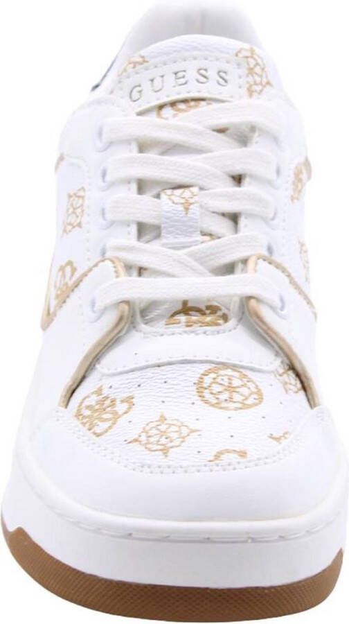 GUESS Tokyo Lage sneakers Leren Sneaker Dames Wit