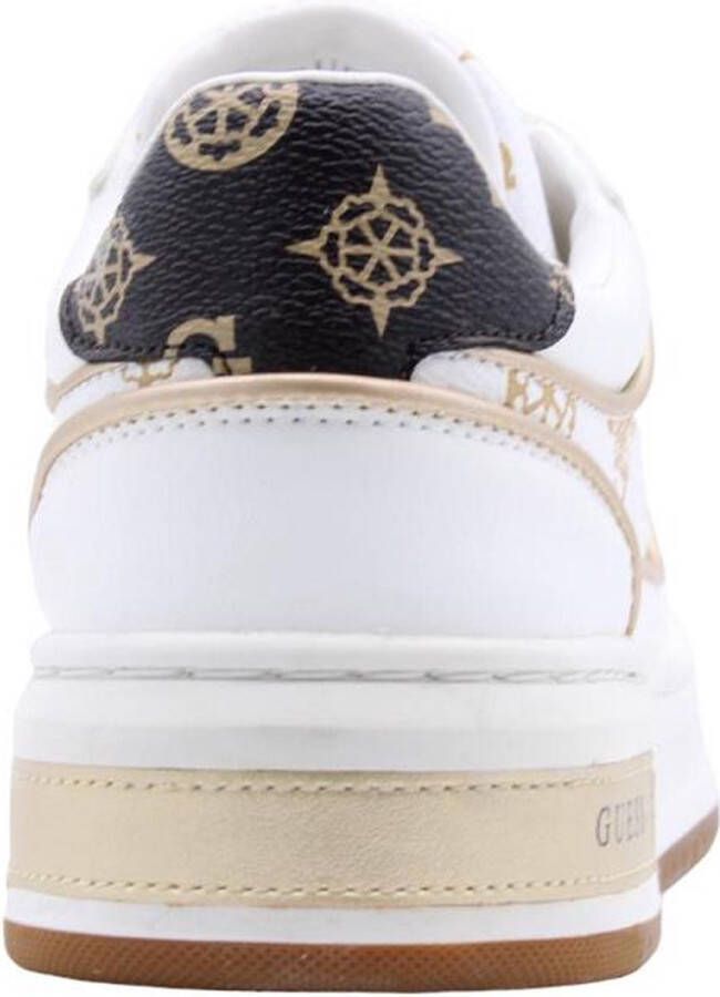 GUESS Tokyo Lage sneakers Leren Sneaker Dames Wit