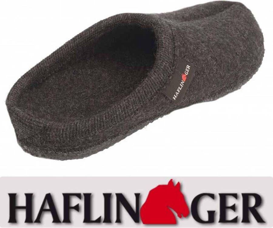 Haflinger Alaska Graphit Pantoffels Uniseks Graphit S28