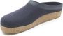 Haflinger Grizzly Torben Pantoffel Pantoffel Blauw - Thumbnail 5