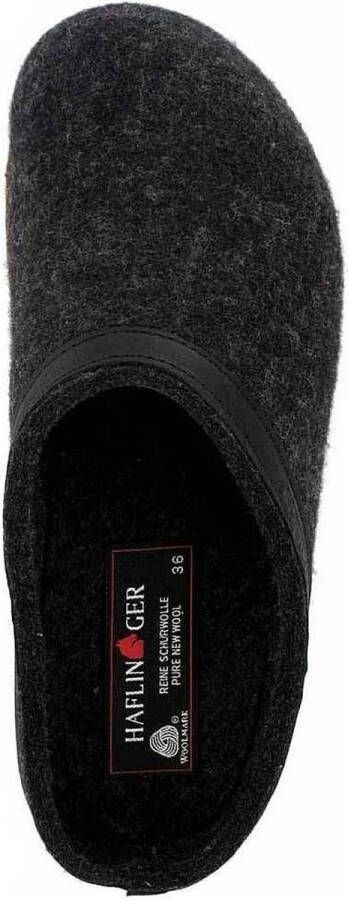 Haflinger Grizzly Torben Pantoffels Dames Pantoffels Heren Graphit