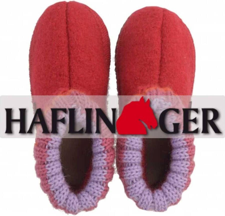 Haflinger Paul Ziegelrot Pantoffels Dames Size : - Foto 4