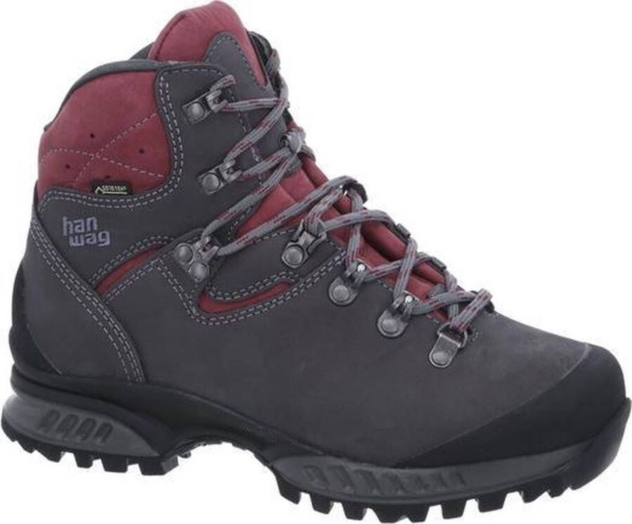 Hanwag Tatra II Wide Lady GTX Wandelschoenen Dames Asphalt Dark Garnet