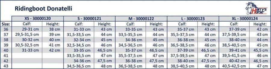 Harry's Horse Rijlaars Donatelli 39 Zwart kuitmaat: M (zie maattabel) - Foto 3