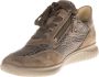 Hartjes 162.1141 34 35.38 Taupe combi sneaker met rits wijdte G ½ - Thumbnail 6