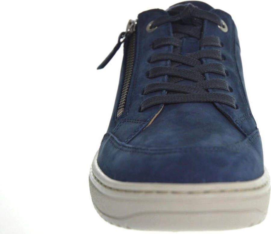 Hartjes 162.1703 20 65.00 Blauwe brede dames sneakers met rits - Foto 5