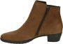 HARTJES Enkellaarsjes Dames 172.0197 Maat: 42 5 Materiaal: Nubuck Kleur: Cognac - Thumbnail 3