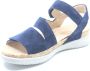 Hartjes 132.1135 73 33.47 Blauwe Dames Sandalen wijdte G - Thumbnail 4