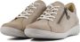 Hartjes Sneakers Dames Lage sneakers Damesschoenen Suède 162.0883 Taupe + - Thumbnail 2