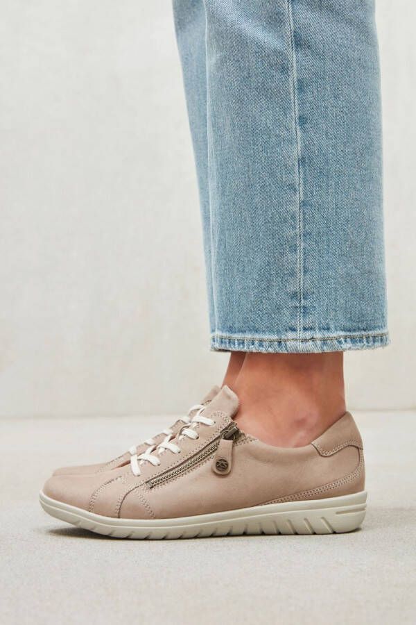 HARTJES Lage Sneakers Dames 162.0883 Maat: 41 5 Materiaal: Nubuck Kleur: Beige - Foto 14