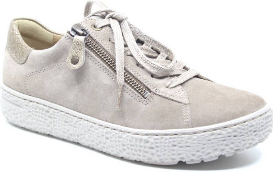 Hartjes Sneakers Dames Lage sneakers Damesschoenen Suède 162.1401 Taupe