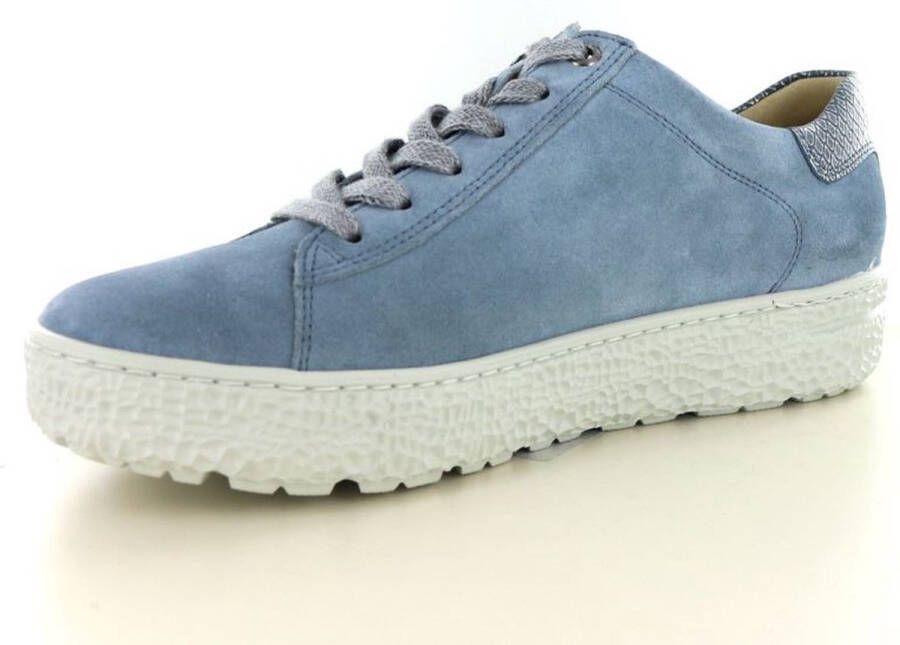 HARTJES Lage Sneakers Dames 162.1401 Maat: 37 5 Materiaal: Suède Kleur: Blauw - Foto 13