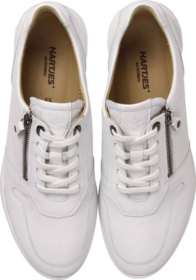 Hartjes Sneakers Dames Lage sneakers Damesschoenen Leer 162.1124 Wit