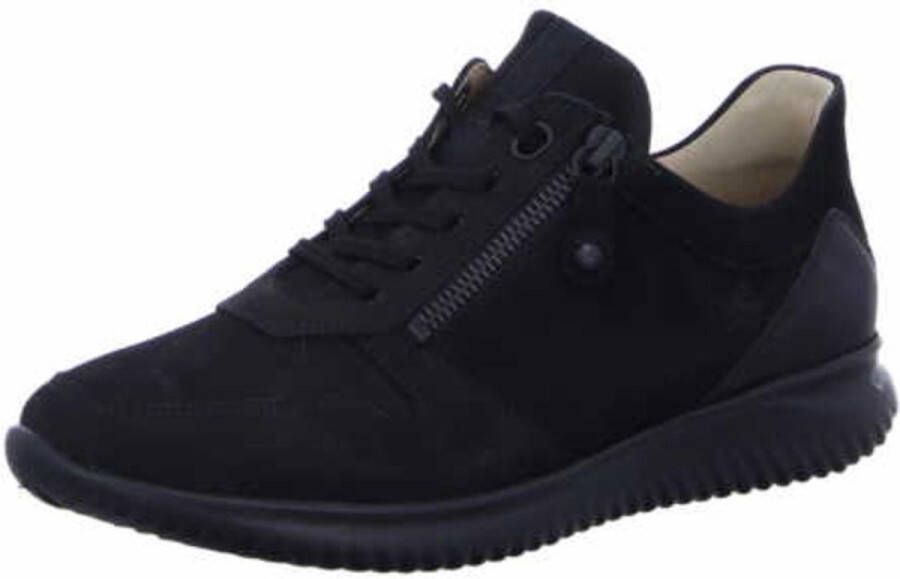 Hartjes Sneakers Dames Lage sneakers Damesschoenen Nubuck 111262 Zwart