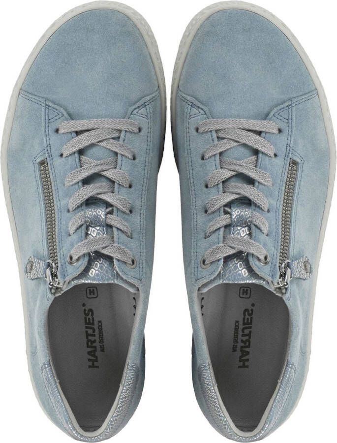 Hartjes Sneakers Dames Lage sneakers Damesschoenen Suède 162.1401 Blauw