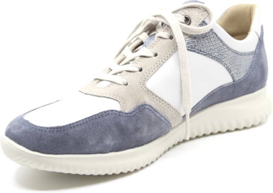 Hartjes Sneakers Dames Lage sneakers Damesschoenen Suède 162.1131 Blauw - Foto 6