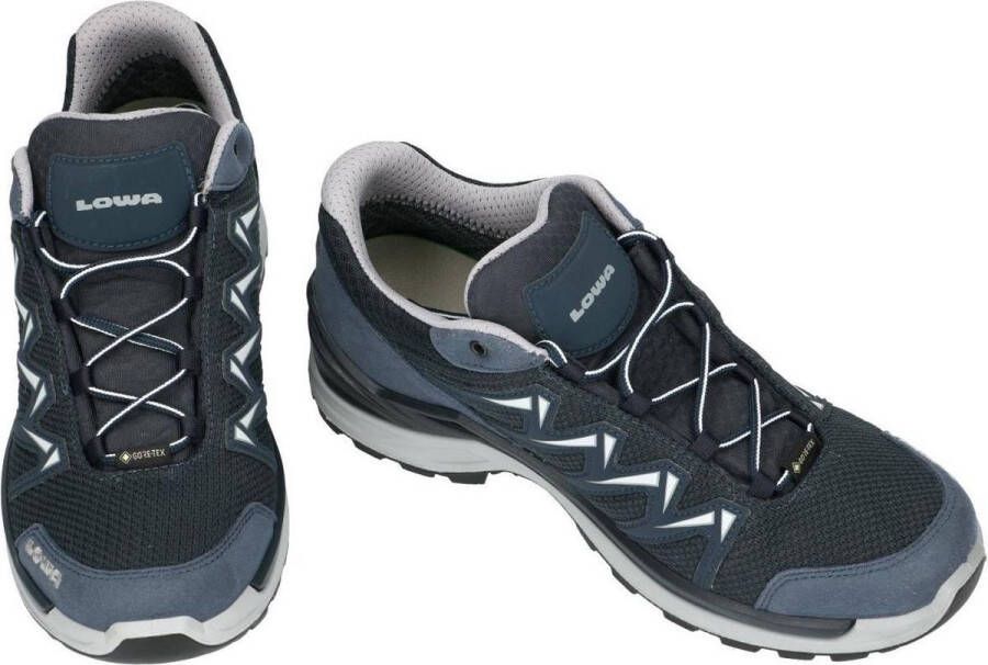 Hatland Innox Pro GTX Lo Steelblue offwhite Schoenen Wandelschoenen Lage schoenen