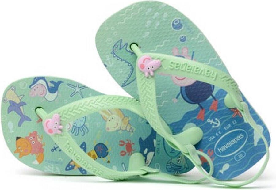 Havaianas Peppa Pig Logo Flip Flops Infant Kind - Foto 6