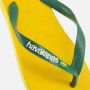 Havaianas Brasil Logo teenslippers geel groen Jongens Meisjes Rubber 33 34 - Thumbnail 11