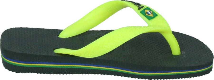 Havaianas Brasil Logo Unisex Slippers New Graphite