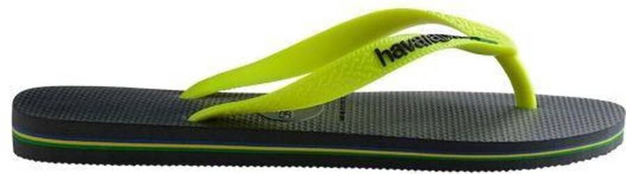 Havaianas Brasil Logo Unisex Slippers New Graphite