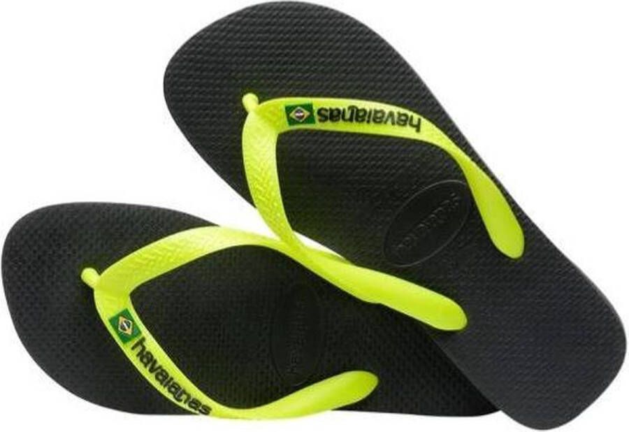 Havaianas Brasil Logo Unisex Slippers New Graphite