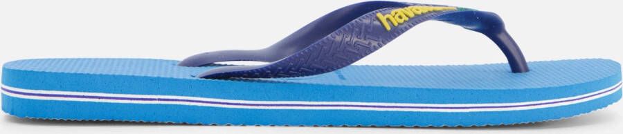 Havaianas Brasil Logo Unisex Slippers Turquoise