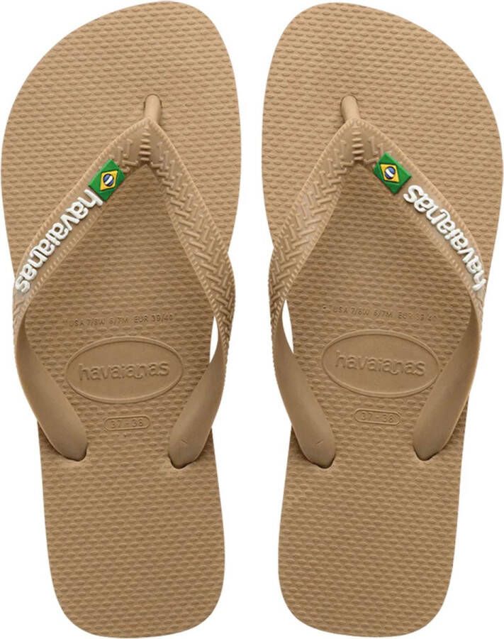 Havaianas Teenslippers Brasil Logo zomerschoen slippers poolslides met logo-opschrift