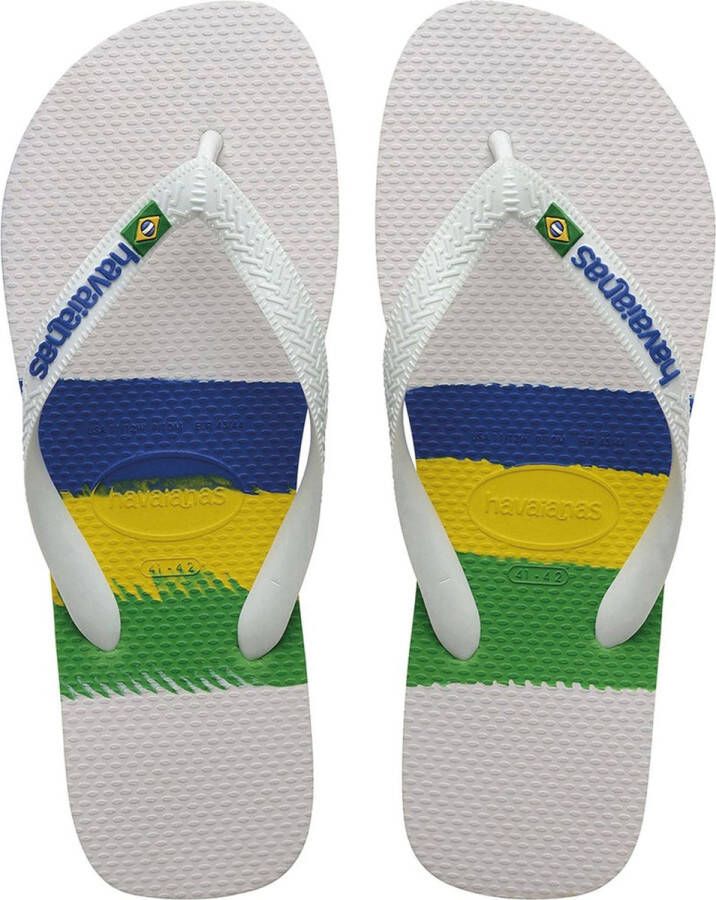 Havaianas Brasil Tech Unisex Slippers Wit