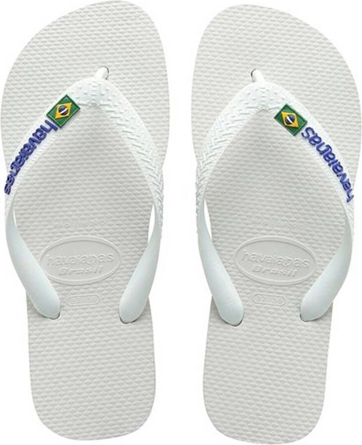 Havaianas Teenslippers Brasil Logo zomerschoen slippers poolslides met logo-opschrift