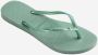 HAVAIANAS Teenslippers Dames Slim Crystal Sw Ii Maat: 37 38 Materiaal: Rubber Kleur: Groen - Thumbnail 11