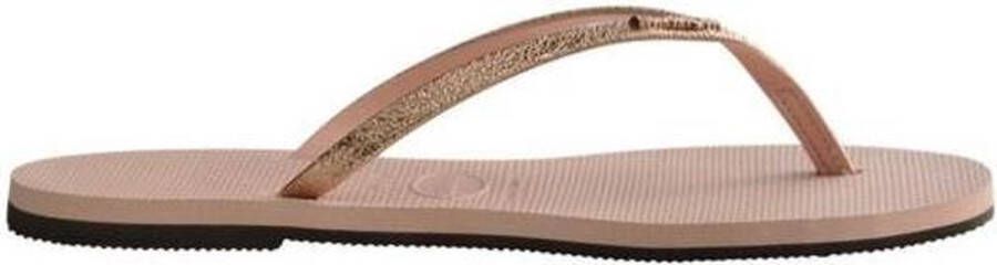 Havaianas Teenslippers in metallic look model 'You Shine'