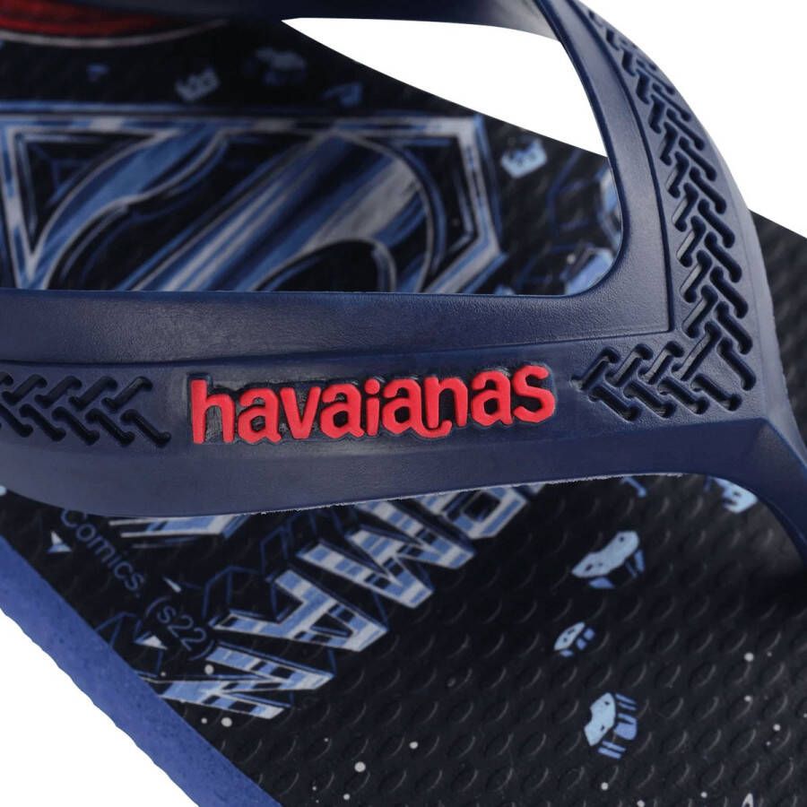 Havaianas Kids Max Herois Jongens Slippers Donkerblauw Rood