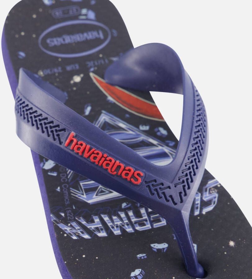 Havaianas Kids Max Herois Jongens Slippers Donkerblauw Rood