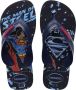 Havaianas Kids Max Herois Jongens Slippers Donkerblauw Rood - Thumbnail 6