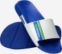 Havaianas Slide Brasil Unisex Slippers Marine Blue - Thumbnail 8