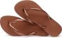 Havaianas Slim Dames Slippers Rust Metallic Copper - Thumbnail 12