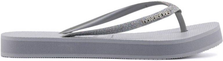 Havaianas Slim Glitter Dames Slippers Ice Grey