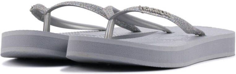 Havaianas Slim Glitter Dames Slippers Ice Grey