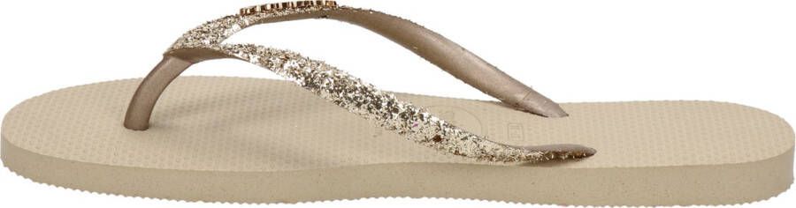 Havaianas Slim Glitter Ii Dames Slippers Zand