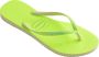 Havaianas Slim Glitter Neon Dames Slippers Lime Green - Thumbnail 3