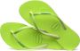 Havaianas Slim Glitter Neon Dames Slippers Lime Green - Thumbnail 4