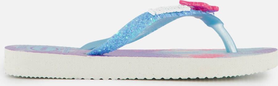 Havaianas Slim Glitter Slippers blauw Rubber Dames