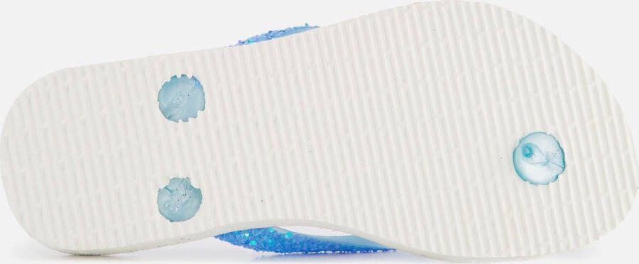 Havaianas Slim Glitter Slippers blauw Rubber Dames